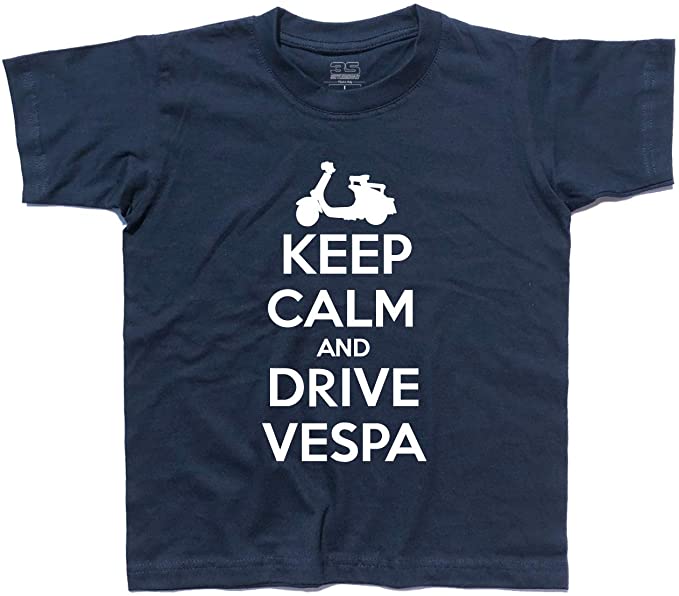 Camiseta Keep Calm and Drive Vespa